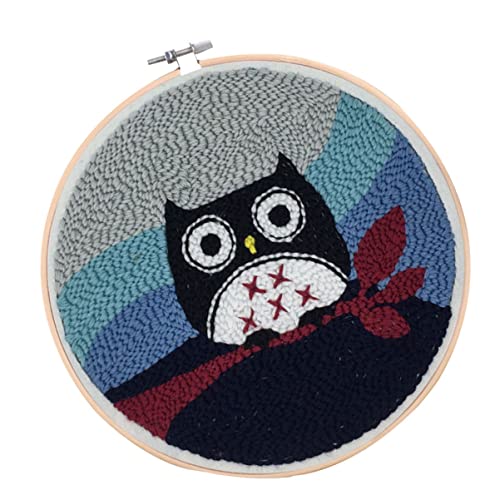 Angoily Rundes Stickmaterial Set für Diy Stickerei mit Cartoon Eulen Muster Punch Embroidery Kit für Anfänger Fäden und Zubehör für Kreative und Erwachsene Angoily Rundes Stickmaterial Set für Diy Stickerei mit Cartoon Eulen Muster Punch Embroidery Kit für Anfänger Fäden und Zubehör für Kreative und Erwachsene von Angoily