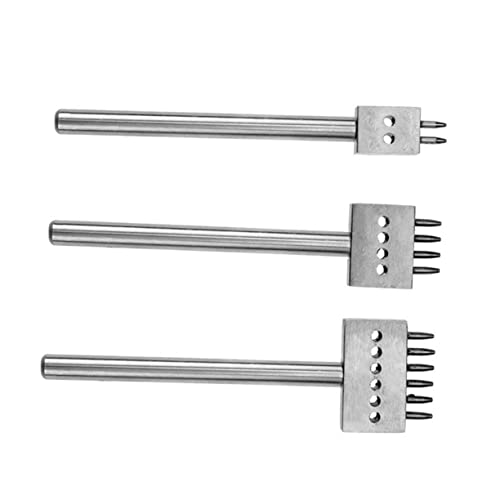 Angoily Rundloch Stanzer Set für Leder Diy Werkzeug Langlebiger für Präzises Stanzen für Uhrenarmbänder Teile von Angoily