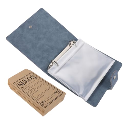 Angoily Samenaufbewahrung Organizer mit Transparenten Taschen und Selbstklebenden Saatgutumschlägen PU Kunstleder Samenhülle Bindung Großer Pflanzensamen Ordner für Garten Blumenliebhaber Angoily Samenaufbewahrung Organizer mit Transparenten Taschen und Selbstklebenden Saatgutumschlägen PU Kunstleder Samenhülle Bindung Großer Pflanzensamen Ordner für Garten Blumenliebhaber von Angoily