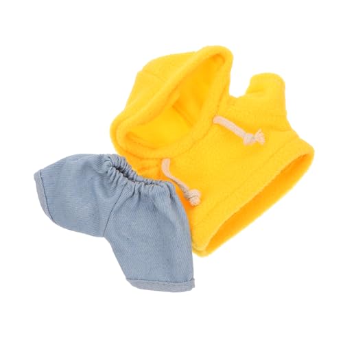 Angoily Satz Puppenkleidungsset Plüschpuppenkleidung Kleidung für Stofftiere Stofftiermode Puppen Outfit Set Puppen Kleidungsset Plüschtierkleidung Anziehzubehör Kurzer Plüsch von Angoily