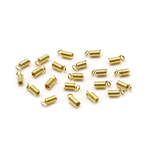 Angoily Schmuckverschlüsse Goldene Feder Karabiner für Armbänder und DIY Schmuckherstellung Langlebig und Leicht zu Verwenden für Bastelprojekte von Angoily