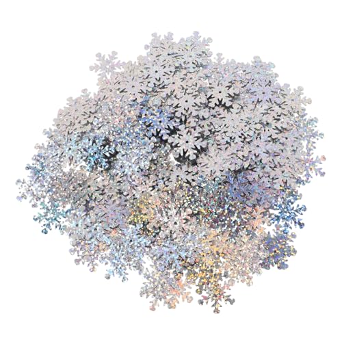 Angoily Schneeflocken Pailletten Glitzer für DIY Basteln Vielseitige Schmuck Kleidungsdekoration Funkelnde Winterdeko als Tischkonfetti und Zubehör für Ohrschmuck und Accessoires Angoily Schneeflocken Pailletten Glitzer für DIY Basteln Vielseitige Schmuck Kleidungsdekoration Funkelnde Winterdeko als Tischkonfetti und Zubehör für Ohrschmuck und Accessoires von Angoily