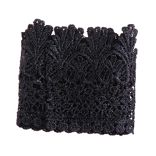 Angoily Schwarze Polyester Spitzenborte Dekoratives Spitzenband Zum Nähen Vielseitiges DIY Zubehör Für Handgemachte Kleidung Hochwertiges Verzierungsband Für Festliche Anlässe Angoily Schwarze Polyester Spitzenborte Dekoratives Spitzenband Zum Nähen Vielseitiges DIY Zubehör Für Handgemachte Kleidung Hochwertiges Verzierungsband Für Festliche Anlässe von Angoily