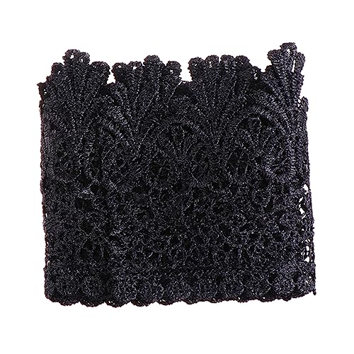 Angoily Schwarzes Spitzenband Breites Diy Nähzubehör Polyester Hochwertige Spitze für Kreative Kleidung und Bastelprojekte Langlebig und Sicher der Anwendung von Angoily