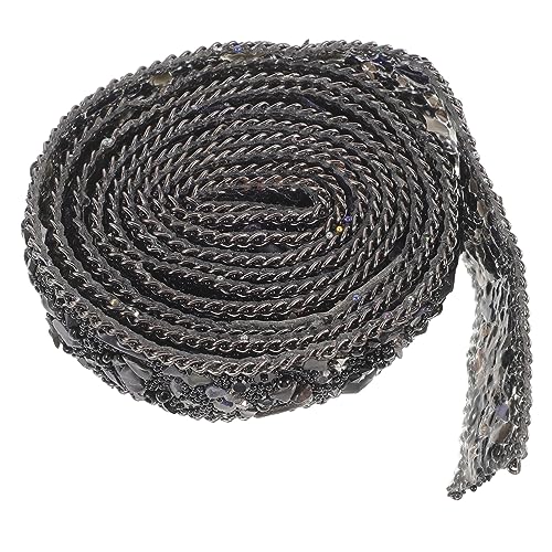 Angoily Schwarzes Strassband Hochwertigem Harz für Diy Bastelarbeiten für Dekoration von Hochzeiten Partys Handtaschen und Mehr von Angoily