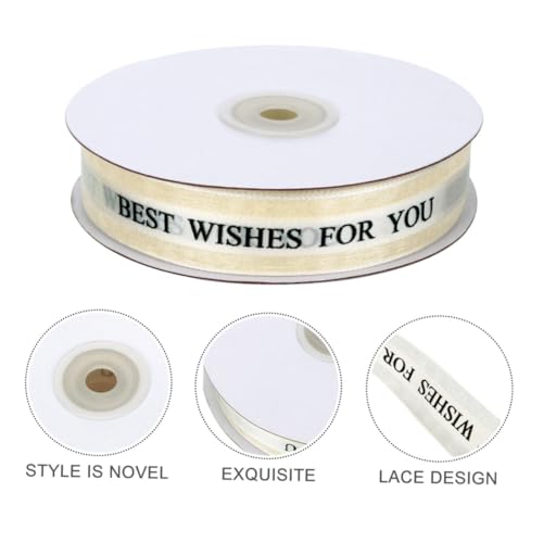 Angoily Seidenband in Langlebiges Geschenkband für DIY geschenkverpackung Partydeko Tortendeko und Hochzeit Vielseitiges Dekoband für Kuchen Geschenkboxen von Angoily