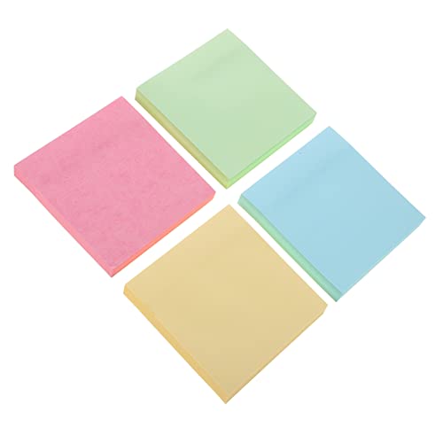 Angoily Selbstklebende Notizblöcke Bunte Memo Pads für Scrapbooking und Bürobedarf Praktische Haftnotizen für Schule und Alltag von Angoily