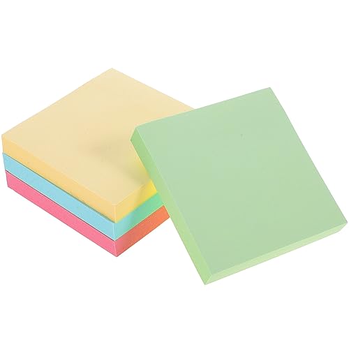 Angoily Selbstklebende Notizblöcke Bunte Memo Sticker für Zuhause Büro Schule Haftnotizen für Kreative Projekte von Angoily