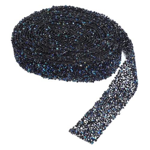 Angoily Selbstklebendes Strassband Breit Ab farben Rhinestone Roll mit Starker Haftung für DIY Hochzeit Kleidung Dekoration Geschenk Craft Rhinestone Sticker von Angoily