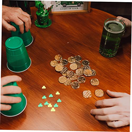 Angoily Shamrock Konfetti Dekorationen für Patrick's Day Langlebiges Leichtes DIY Party Zubehör mit Grünen Klee Motiven für Bastelarbeiten und Festliche Tischdeko Angoily Shamrock Konfetti Dekorationen für Patrick's Day Langlebiges Leichtes DIY Party Zubehör mit Grünen Klee Motiven für Bastelarbeiten und Festliche Tischdeko von Angoily