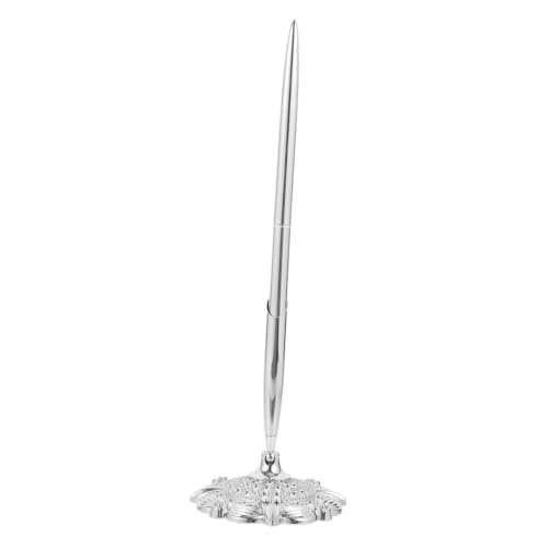 Angoily Signaturstift Professioneller Kugelschreiber Multifunktionsstift Büro Stift Vertikaler Tischstift Stifte Für Tagebuch Desktop-stift Hotelschreibstift Silber Rostfreier Stahl Angoily Signaturstift Professioneller Kugelschreiber Multifunktionsstift Büro Stift Vertikaler Tischstift Stifte Für Tagebuch Desktop-stift Hotelschreibstift Silber Rostfreier Stahl von Angoily