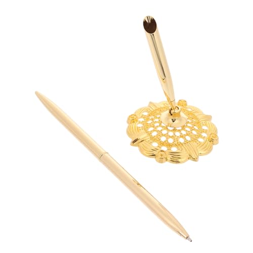 Angoily Signaturstift kugelschreiber Gästebuchstifte Stift mit Ständer Hochzeit Stifte Hochzeitsstift Stifte für Gästebücher zur Hochzeit Metall Golden Angoily Signaturstift kugelschreiber Gästebuchstifte Stift mit Ständer Hochzeit Stifte Hochzeitsstift Stifte für Gästebücher zur Hochzeit Metall Golden von Angoily