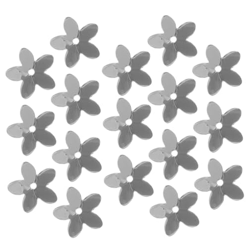 Angoily Silberne Fünfblättrige PVC Blumen Pailletten Sichere Wiederverwendbare DIY Näh Pailletten für Bekleidung Taschen Handarbeiten Dekorative Bastelzusätze mit Feiner Verarbeitung Angoily Silberne Fünfblättrige PVC Blumen Pailletten Sichere Wiederverwendbare DIY Näh Pailletten für Bekleidung Taschen Handarbeiten Dekorative Bastelzusätze mit Feiner Verarbeitung von Angoily