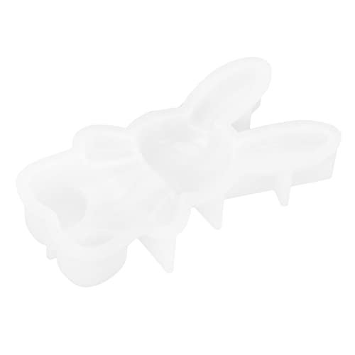Angoily Silikon Schlüsselanhänger Form Ostern Carrot Bunny Gießform Langlebig und Wiederverwendbar für DIY Anhänger und Kreative Bastelprojekte von Angoily