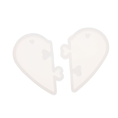 Angoily Silikonform Herz Anhänger Flexible und Langlebige Epoxidharz Gießform mit Lebensmittelechtes Silikon DIY Schmuck Anhänger Bastelset für Kreative Resin Schmuckherstellung Angoily Silikonform Herz Anhänger Flexible und Langlebige Epoxidharz Gießform mit Lebensmittelechtes Silikon DIY Schmuck Anhänger Bastelset für Kreative Resin Schmuckherstellung von Angoily
