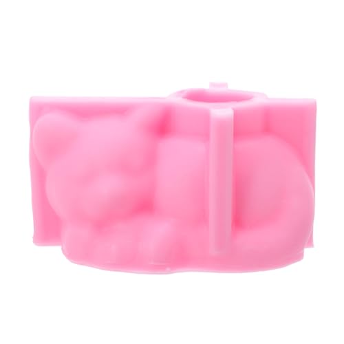 Angoily Silikonform Katze für DIY Beton Blumentopf Resin Gießform Flexibel Hitzebeständig Langlebig für Sukkulenten Garten Dekoration von Angoily