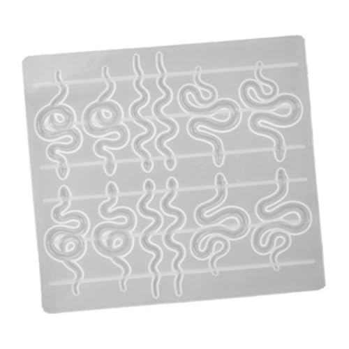 Angoily Silikonform Schlangenohrringe DIY Harzform Schlange Kopf Ohrstecker Gießform Langlebig Wiederverwendbar Kompakt für Schmuckherstellung und Bastelbedarf Angoily Silikonform Schlangenohrringe DIY Harzform Schlange Kopf Ohrstecker Gießform Langlebig Wiederverwendbar Kompakt für Schmuckherstellung und Bastelbedarf von Angoily
