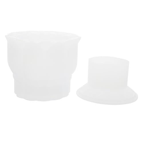 Angoily Silikonform Schmuck Aufbewahrungsdose mit Deckel DIY Epoxidharz Schmuckglas Bastelform für Individuelle Dekoration Geschenkideen für Familie Bekannte von Angoily