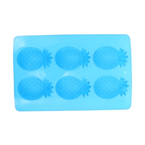 Angoily Silikonform Seife Ananasmotiv Fach DIY Seifenform Handgemacht Ofenfest Spülmaschinenfest Mikrowellengeeignet für Kuchen Jelly Schokolade Fondant Selbermachen von Angoily