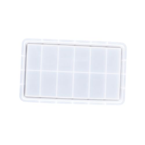 Angoily Silikonform Tablett Gießform Langlebig für Resin Kunstharz DIY Aufbewahrungstablett Rechteckig Mittelgroß Geeignet für Dekoration und Geschenk Angoily Silikonform Tablett Gießform Langlebig für Resin Kunstharz DIY Aufbewahrungstablett Rechteckig Mittelgroß Geeignet für Dekoration und Geschenk von Angoily