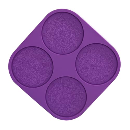 Angoily Silikonform Untersetzer Mandala Muster Gießform für DIY Projekte Lebensmittelechtes Material Langlebig Einfach zu Entformen Perfektes für Bastel Angoily Silikonform Untersetzer Mandala Muster Gießform für DIY Projekte Lebensmittelechtes Material Langlebig Einfach zu Entformen Perfektes für Bastel von Angoily