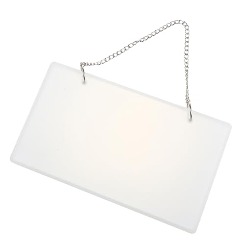 Angoily Silikonform für DIY Epoxidharz Türschild mit Glatter Oberfläche Transparente Gießform für Kreative Erwachsene Einfache Entformung Mit Kette für Individuelle Dekoration von Angoily