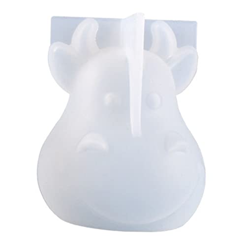 Angoily Silikonform für Diy Kuh Statue Wiederverwendbare Gießform für Epoxidharz für Bastelarbeiten und Heimdekoration von Angoily