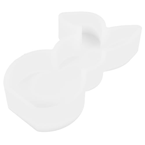 Angoily Silikonform für Kerzenherstellung Transparentes Kaninchen Design DIY Duftkerzen Gießform Leicht Langlebig Ostern und Bastelprojekte von Angoily