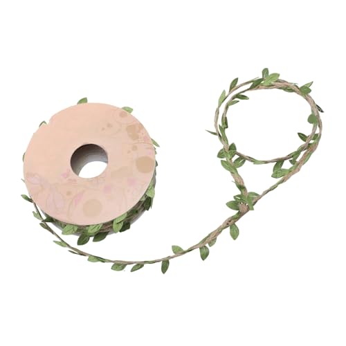 Angoily Simulation Blattband mit Blättern Langlebiges Hanfband Vielseitig für DIY Geschenkverpackung Blumenstrauß Garten und Wanddekoration Einfach Zuschneidbar Natürliche Angoily Simulation Blattband mit Blättern Langlebiges Hanfband Vielseitig für DIY Geschenkverpackung Blumenstrauß Garten und Wanddekoration Einfach Zuschneidbar Natürliche von Angoily