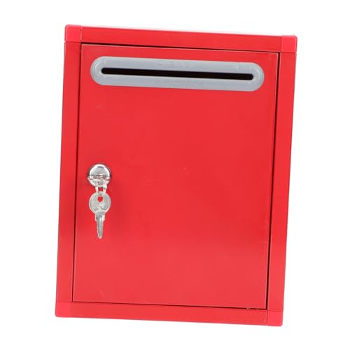 Angoily Spendenbox mit Schloss Abschließbare Vorschlagsbox für Abstimmungen und Spenden Robuste Briefkiste für Nutzung für Fundraising und Gemeinnützige Angoily Spendenbox mit Schloss Abschließbare Vorschlagsbox für Abstimmungen und Spenden Robuste Briefkiste für Nutzung für Fundraising und Gemeinnützige von Angoily