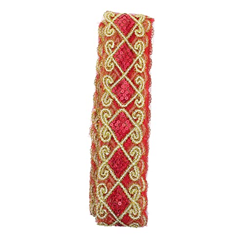 Angoily Spitzenborte mit Pailletten Yards für Diy Hochzeitsdekoration Kleidung Haarschmuck Partydeko Hochwertiges Nähmaterial für Bastelprojekte und Stilvolle Angoily Spitzenborte mit Pailletten Yards für Diy Hochzeitsdekoration Kleidung Haarschmuck Partydeko Hochwertiges Nähmaterial für Bastelprojekte und Stilvolle von Angoily