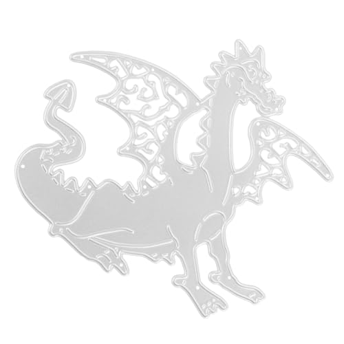 Angoily Stanzformen für Fotoalben klein Chamäleon Prägung Schnitte Schneiden gestanzt Party-Stanzformen Stanzteile aus Metall Schimmel für Fotoalben Kartenzubehör Kohlenstoffstahl Silver von Angoily
