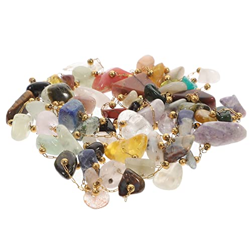 Angoily Steinperlen Halskette Diy Schmuckzubehör Natürliche Kristallperlen Strang für Armbänder Dekoration und Bastelprojekte Langlebig und Wiederverwendbar Geschenkidee für Familie Angoily Steinperlen Halskette Diy Schmuckzubehör Natürliche Kristallperlen Strang für Armbänder Dekoration und Bastelprojekte Langlebig und Wiederverwendbar Geschenkidee für Familie von Angoily