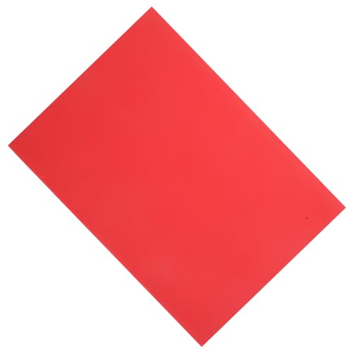 Angoily Stempelkissen mit Tintenrückgabe Stempelgummi Bausatz zum Herstellen von Stempeln Gravurpapier Mit Schnitzmaschinen geschnitzte Siegel leerer Stempel Prägemaschine Stempelmatte rot von Angoily