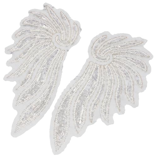 Angoily Stickerei Flügel Applikation Leichte Langlebige Flügel Patches zum Aufnähen Vielseitige DIY Kleidung Dekoration für Jacken Röcke Damenbekleidung Angoily Stickerei Flügel Applikation Leichte Langlebige Flügel Patches zum Aufnähen Vielseitige DIY Kleidung Dekoration für Jacken Röcke Damenbekleidung von Angoily