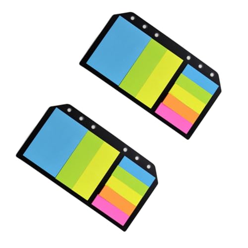 Angoily Sticky Tabs Praktische Seitenmarkierungen Vielseitige Haftnotizen für Schule und Zuhause Organisieren und Klassifizieren von Notizen von Angoily