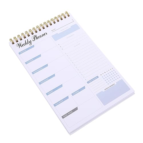 Angoily Tagesplaner Notizblock Wöchentliches Planungspad für Notizen Aufgaben Tear Off Notepad für Büro Zuhause Notizbuch für Lehrer von Angoily