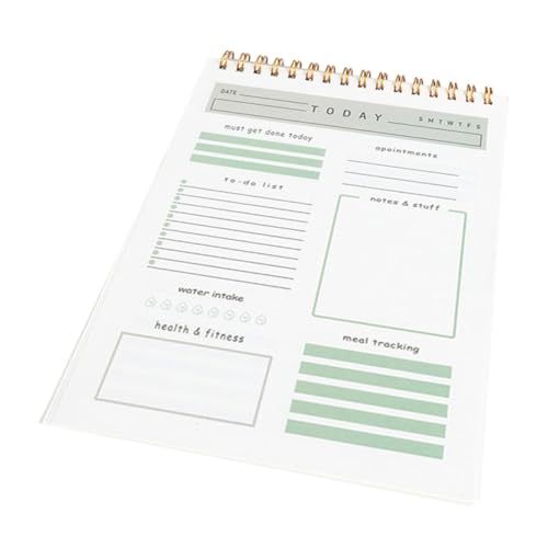 Angoily Tagesplaner notizbuch Büromaterial für Frauen Zeitplaner Planer zu tun Notizblock zu machen Tagesplanungsblock abreißen Tägliche Notwendigkeiten Täglicher Aufgabenplaner Eisen von Angoily