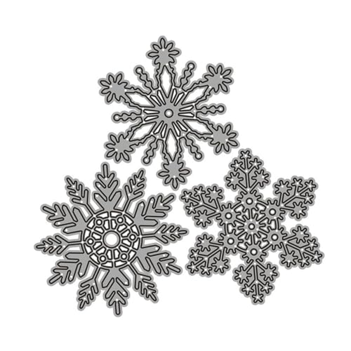Angoily Teiliges Schneeflocken Stanzformen aus Metall Präzise Schneiden Stanzschablonen für Weihnachts DIY Langlebige Embossing Dies Kindersicheres Bastelwerkzeug für Scrapbooking und Angoily Teiliges Schneeflocken Stanzformen aus Metall Präzise Schneiden Stanzschablonen für Weihnachts DIY Langlebige Embossing Dies Kindersicheres Bastelwerkzeug für Scrapbooking und von Angoily