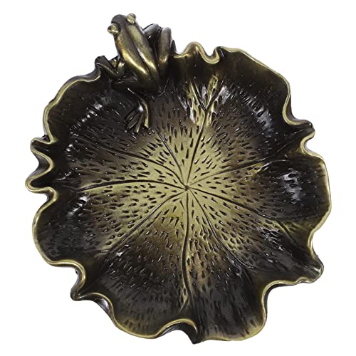Angoily Tintenstein Ornament Ausstellungspaletten Bronze Dip Pen Aquarellfarbe Aquarellpinselständer Farbpalette Großfederkiel Bronze Tintenfass Kalligraphie Briefpapier Schale von Angoily