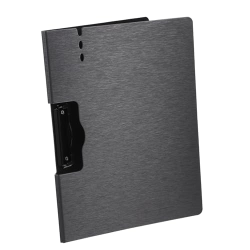 Angoily Tragbares Klemmbrett Schreibbrett aus Robustem mit Metalloptik Schreibtafel für Büro Schule Meeting Leichter Dokumentenhalter für Zuhause und Arbeitszimmer Dunkelgrau Angoily Tragbares Klemmbrett Schreibbrett aus Robustem mit Metalloptik Schreibtafel für Büro Schule Meeting Leichter Dokumentenhalter für Zuhause und Arbeitszimmer Dunkelgrau von Angoily