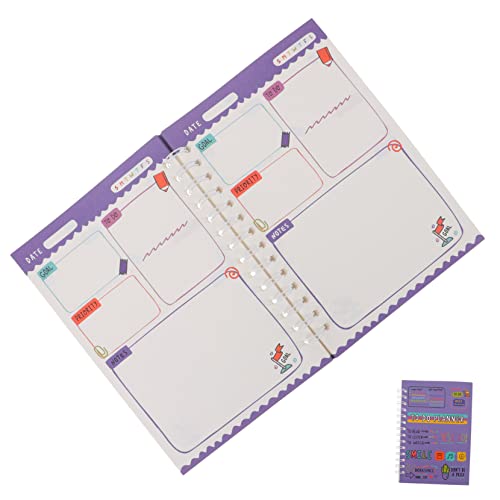 Angoily Tragbares Langlebiges Notizbuch ohne Feines Planer Notizbuch mit Hochwertigem Multifunktionales Tagesplaner Notizheft für Schüler Büro und Reisen Angoily Tragbares Langlebiges Notizbuch ohne Feines Planer Notizbuch mit Hochwertigem Multifunktionales Tagesplaner Notizheft für Schüler Büro und Reisen von Angoily