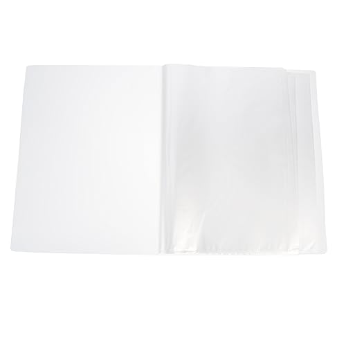 Angoily Transparent Dokumentenmappe Mehrlagige Organizer Tasche für Testpapier Reißverschluss zur Aufbewahrung von Unterlagen und Diamantbildern von Angoily