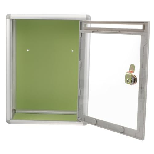 Angoily Transparente Acryl Briefkasten Vorschlagsbox mit Schlitz Wandmontage Installieren Robuste Materialqualität Für Büro und Zuhause Geeignet Angoily Transparente Acryl Briefkasten Vorschlagsbox mit Schlitz Wandmontage Installieren Robuste Materialqualität Für Büro und Zuhause Geeignet von Angoily