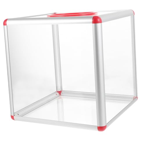 Angoily Transparente Acryl Losbox Raffle Box mit Bruchfestem Material für Firmenfeiern Spendenaktionen und Partyspiele Praktische Umfrage und Vorschlagsbox von Angoily