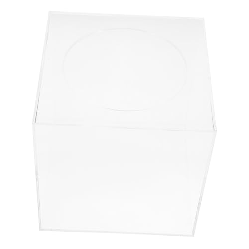 Angoily Transparente Acryl Losbox Robuste Party Raffle Box für Lotterietickets und Abstimmungen Stabiler Mehrzweck Lottery Holder für Feiern und Unternehmensveranstaltungen von Angoily