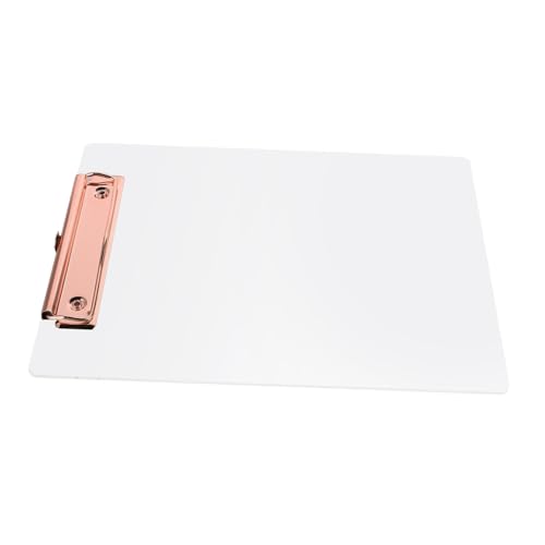Angoily Transparente Acryl clipboard mit Glattem Clip Leichtes Schreibbrett für Büro Schule und Prüfungen Robustes Kunststoff Schreibbrett für Notizen und Besprechungen Tragbar und Angoily Transparente Acryl clipboard mit Glattem Clip Leichtes Schreibbrett für Büro Schule und Prüfungen Robustes Kunststoff Schreibbrett für Notizen und Besprechungen Tragbar und von Angoily
