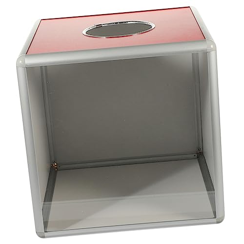 Angoily Transparente und Spendenbox mit Aluminiumrahmen Stabile Würfelform Geeignet für Fundraising Meetings und Partys Vielseitiges Raffle Zubehör Zufällige Farbe Zufällige Farbe Angoily Transparente und Spendenbox mit Aluminiumrahmen Stabile Würfelform Geeignet für Fundraising Meetings und Partys Vielseitiges Raffle Zubehör Zufällige Farbe Zufällige Farbe von Angoily