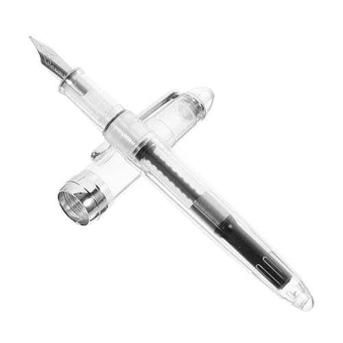 Angoily Transparenter Acryl Füllfederhalter mit Drehmechanismus Ergonomisch Großes Fassungsvermögen Glatt Schreibend Leichter Tintenabsorber als Geschäftsgeschenk für Kalligrafie Schüler Angoily Transparenter Acryl Füllfederhalter mit Drehmechanismus Ergonomisch Großes Fassungsvermögen Glatt Schreibend Leichter Tintenabsorber als Geschäftsgeschenk für Kalligrafie Schüler von Angoily