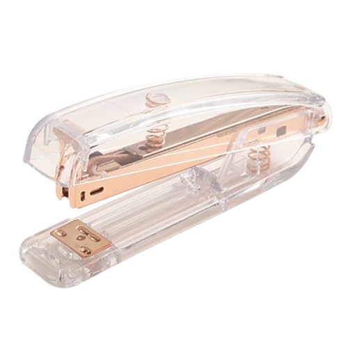 Angoily Transparenter Buchhefter Rosegold Praktisch Leicht Handlich für Schule Büro Zuhause Stabiles Heften Papierbindewerkzeug Geeignet für Schüler Freunde Kollegen Angoily Transparenter Buchhefter Rosegold Praktisch Leicht Handlich für Schule Büro Zuhause Stabiles Heften Papierbindewerkzeug Geeignet für Schüler Freunde Kollegen von Angoily